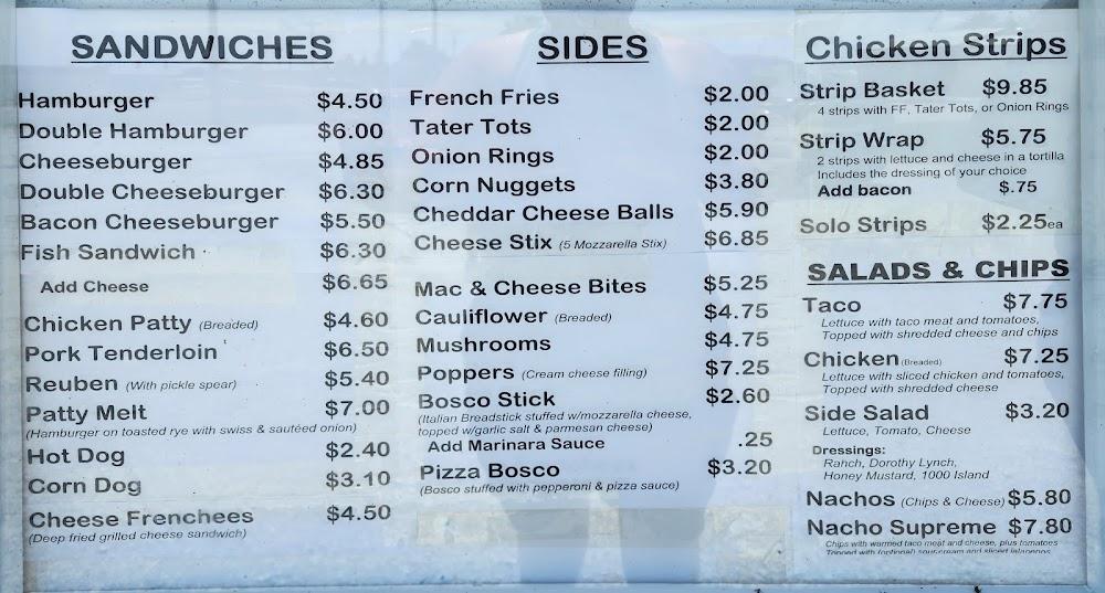 Mac's on 50 Menu image 2